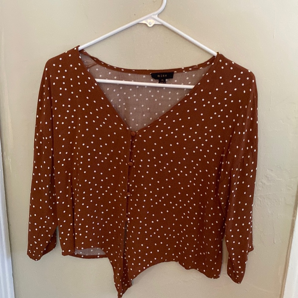 Crop tie top